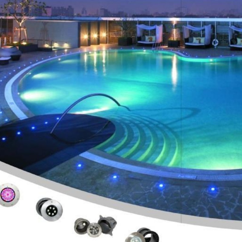 اختيار الأضواء المناسبة لحمام السباحة الخاص بك