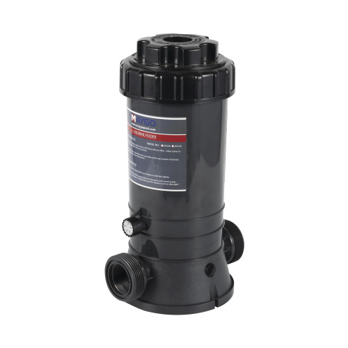 in-line Automatic Pool chlorinator MAYGO MG200 Performance Replacement Hayward MG200, Inline Pool Automatic chlorinator for Both Above Ground and Indoor Pool (9LB)
