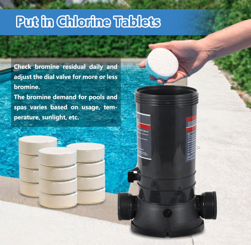 Off-line Automatic Pool chlorinator MAYGO MG220 Replacement Hayward CL220, Offline Pool Automatic chlorinator for Both Above Ground and Indoor Pool (9LB)