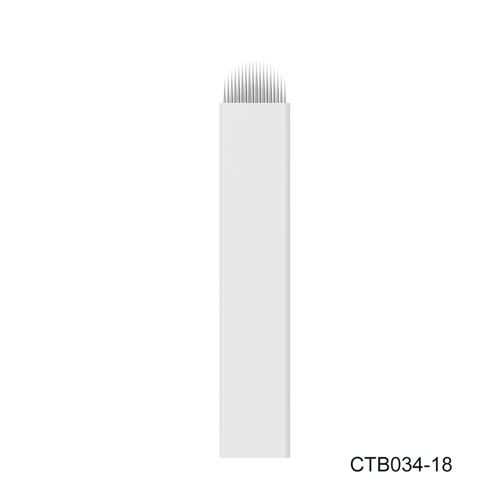 Disposable Microblading blades 18U 0.2MM Permanent Makeup Needle ...