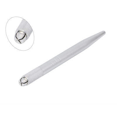 Silver Light Microblading Pen Microblading Soportes excéntricos