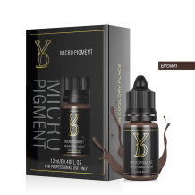 Brown YiDi ORGANIC Permanent Makeup Ink for PMU Eyebrow Tattoo