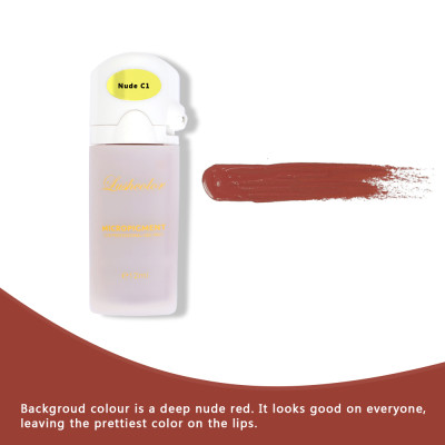 Lushcolor 12ml Semi Cream Oil Based Tattoo Ink Microblading Nude C3 Pigment For Lips Private Label