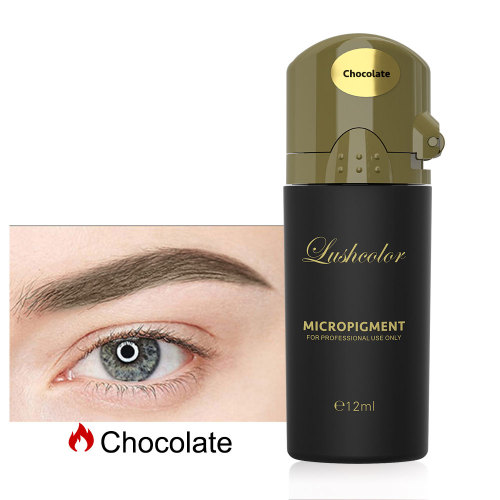 Lushcolor Top Micro Microblading Semi Cream Brunet Brown Permanent Makeup Pigment