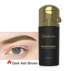 Lushcolor Professional Microblading Makeup Semi-Cream Pigments Dark Ash Brown