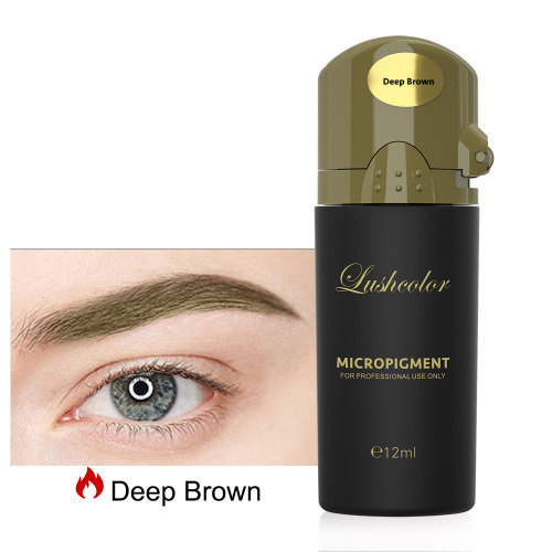 Lushcolor Top Micro Pigment Black Brown For Microblading Semi Permanent Makeup