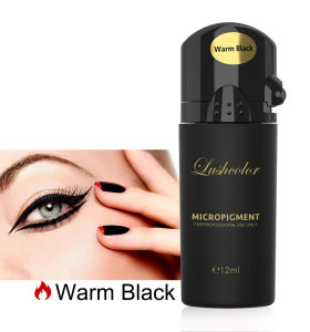 Eyeliner Tattoo Ink Semi-cream Warm Black Lushcolor Permanent Makeup Pigments