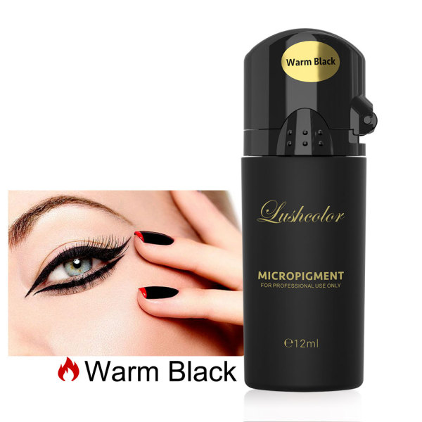 Eyeliner Tattoo Ink Semi-cream Warm Black Lushcolor Permanent Makeup Pigments