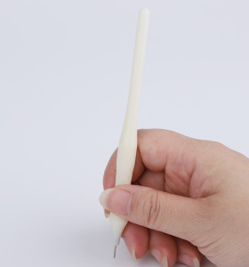 Bolígrafo manual de sombreado desechable Beige Shader para entrenamiento de maquillaje permanente