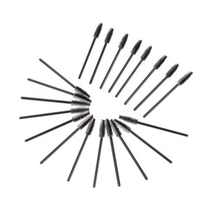 Cepillo de pestañas de plástico desechable Mascara Wand Eyebrow Lash Brush