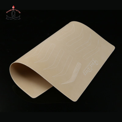 Face Deep Inkless Skin White Eyebrows No Ink Microblading Supplies PMU Brow Training Practice Skin Pad For Beauty Academy School