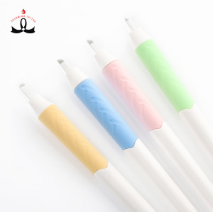 OEM Customized Label Nano Rainbow Disposable Microblading Pen with 18U 0.18mm Blade
