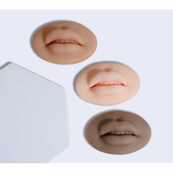 New Arrivals 5D Soft Blushing Lip Mold Permanent Make Up Tattoo Microblading full realistic 3D Lip practice silicone skin