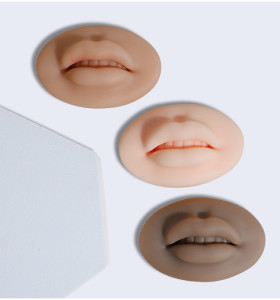 New Arrivals 5D Soft Blushing Lip Mold Permanent Make Up Tattoo Microblading full realistic 3D Lip practice silicone skin
