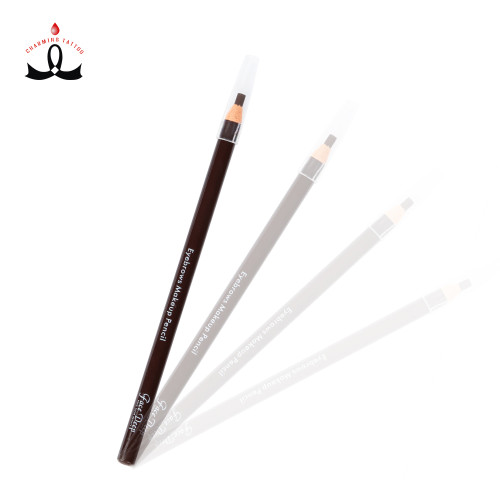 Hot sale PMU accessories Face Deep Microblading Eyebrow Pencil Black & Brown Kit Brown Sketch Pen Eyebrow Pencil