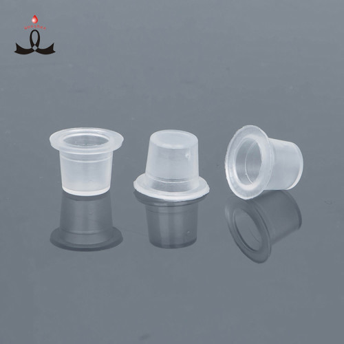 Tattoo Accessories Transparent Disposable Plastic Tattoo Pigment Cups Tattoo Ink Cup For Permanent Makeup Microblading