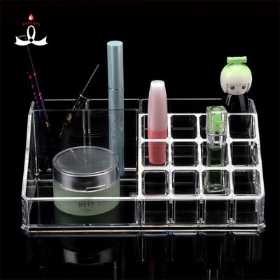 Factory Direct Acrylic Holder Permanent Makeup Display Shelf 16 Storage Box For Tattoo Ink
