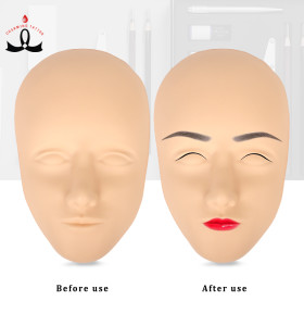 High Quality 3D Model Practice Skin Microblading Tattoo practice For Permanent Makeup Training