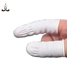 Hot Selling Disposable Latex Gloves White Color Microblading And Permanent Makeup Training  Finger Cots