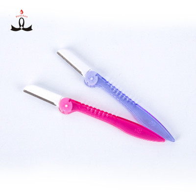 Factory Sale PMU Accessories Eyebrow Razor Individual Package Bule and Pink Eyebrow Razor