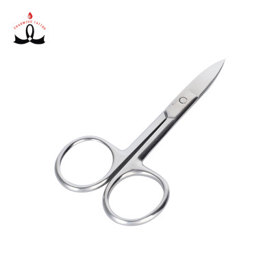 Sliver Scissors Beauty Makeup Tool Stainless Steel Eyebrow Scissors With Your Private Laber
