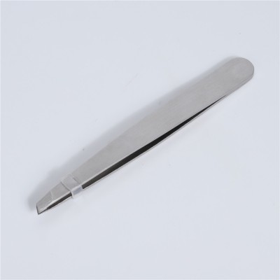 Sliver Tweezers Beauty Makeup Tool Stainless Steel Eyebrow Tweezers with Your Private Laber