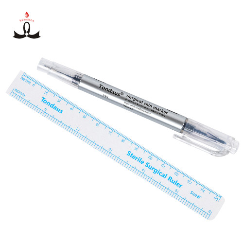 Permanent Makeup Accessories Double Head Marker Pen Waterproof Microblading Marking Pen