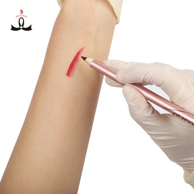 PMU accessories Lipstick Matte Lip Liner Pencil Natural Red Color Lip Liner Pencil Private Label With Pencil Sharpener