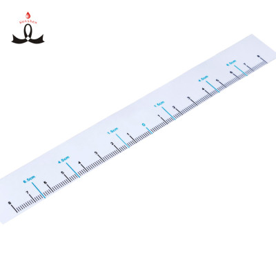 Clear Transparent Eyebrow Ruler sticker For Classical Eyebrow Shape