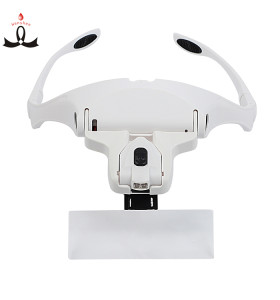 Hot sale LED portable head-mounted magnifier magnifying glass for tattoo