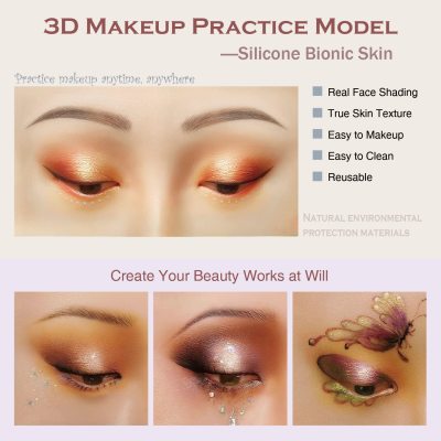 Permanent Makeup Skin White Brown 5D Face Board Tattoo Training Skin for Academy