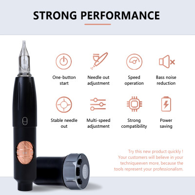 Customizable Wireless Digital Tattoo & PMU Machine Kit | Perfect for Academy Training & Professionals