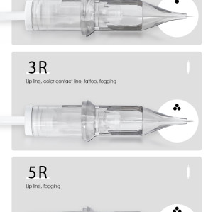 Permanent Makeup Transparent Needlles Universal Cartridge Tattoo Machine Needles For Tattoo training