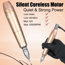 Precision-Engineered Cosmetic Tattoo Devices Low-Maintenance Blink 3.0 Gold Rose PMU Device