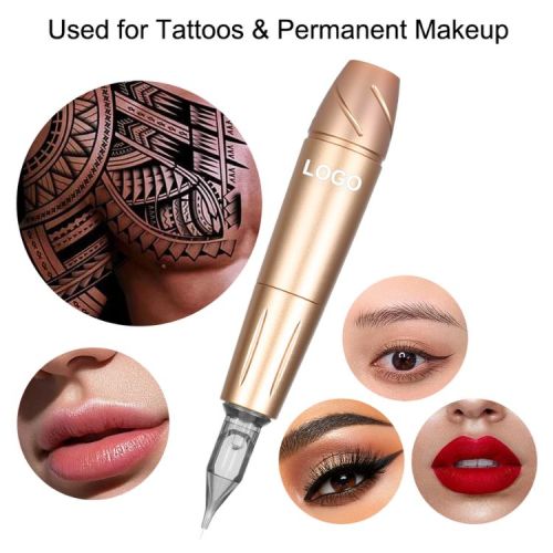Precision-Engineered Cosmetic Tattoo Devices Low-Maintenance Blink 3.0 Gold Rose PMU Device