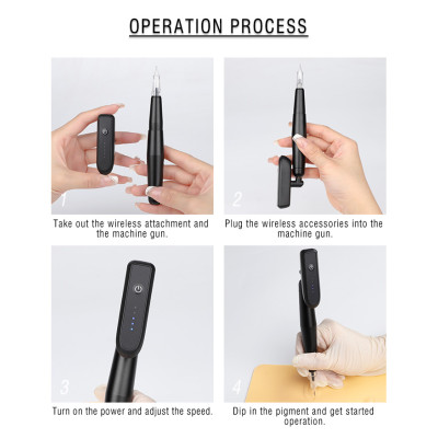 Wireless PMU Machine Portable Charge Permanent Makeup Cordless Device for Tattoo Eyebrow
