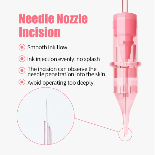 YD Pink Crystal Universal Cartridge/Needle | Medical-Grade PMU Needle with Enhanced Stability & Precision | OEM & ODM Available