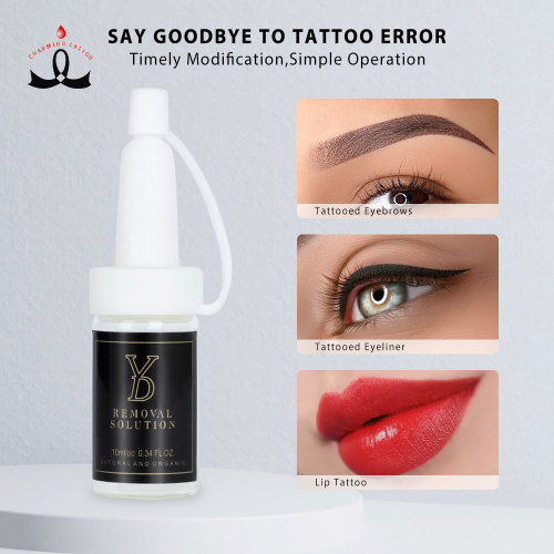 Tattoo Removal Solution for PMU Artists | YD Tattoo Remover PH 7 | Safe & Effective Permanent Makeup Removal