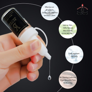 Tattoo Removal Solution for PMU Artists | YD Tattoo Remover PH 7 | Safe & Effective Permanent Makeup Removal
