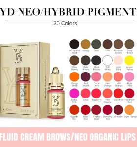 YD NEO LIQUID PIGMENT for Machine Use Only – High-Performance Microblading & PMU Pigment