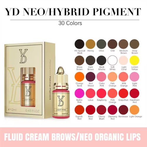 YD NEO LIQUID PIGMENT for Machine Use Only – High-Performance Microblading & PMU Pigment