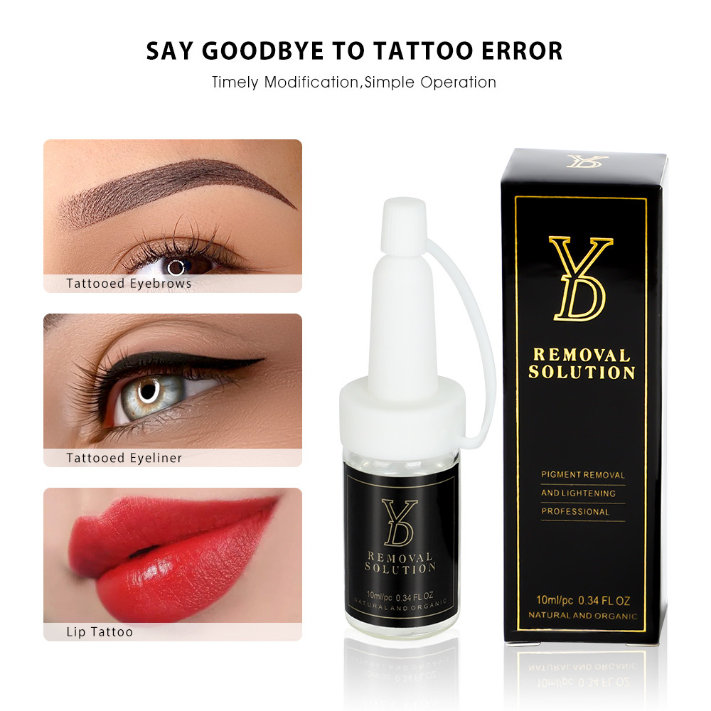 eyebrow tattoo removal solution