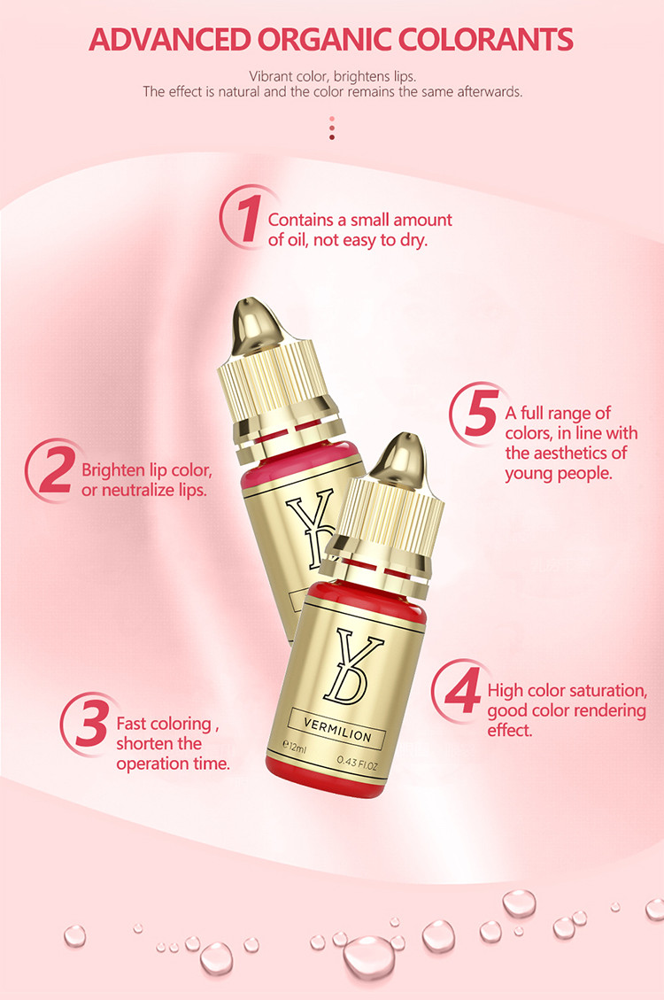 lip pigment for dark lip correction pmu