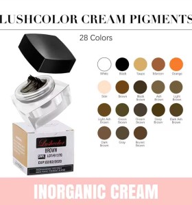 Lushcolor Change Gray Blue Brows Permanent Makeup Microblading Tattoo Cream Pigments