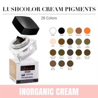 Lushcolor Change Gray Blue Brows Permanent Makeup Microblading Tattoo Cream Pigments