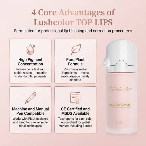 Professional Lip Tattoo Pigments Supplier for PMU Brands, Salons & Training Schools