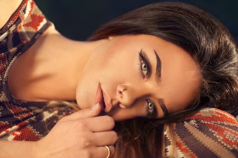 Professional permanent makeup artist client consultation