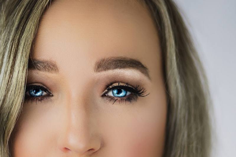 Healed permanent makeup pigment brows result