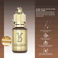 OEM/ODM YD Warm Color Medium Brown Pro Hybrid Pigment For PMU Microblading New Starter