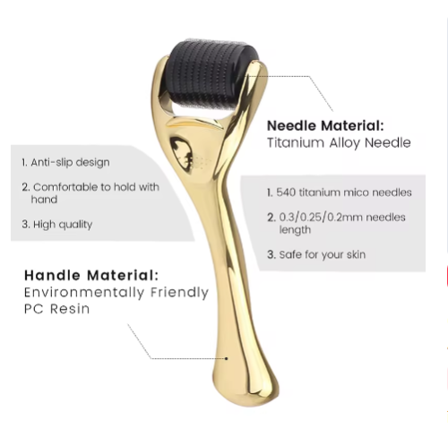 Facial Microneedle Roller Massage DRS 540 Derma Roller Needle Instrument Face Roller Massager Needles Skin Care Tool for Face